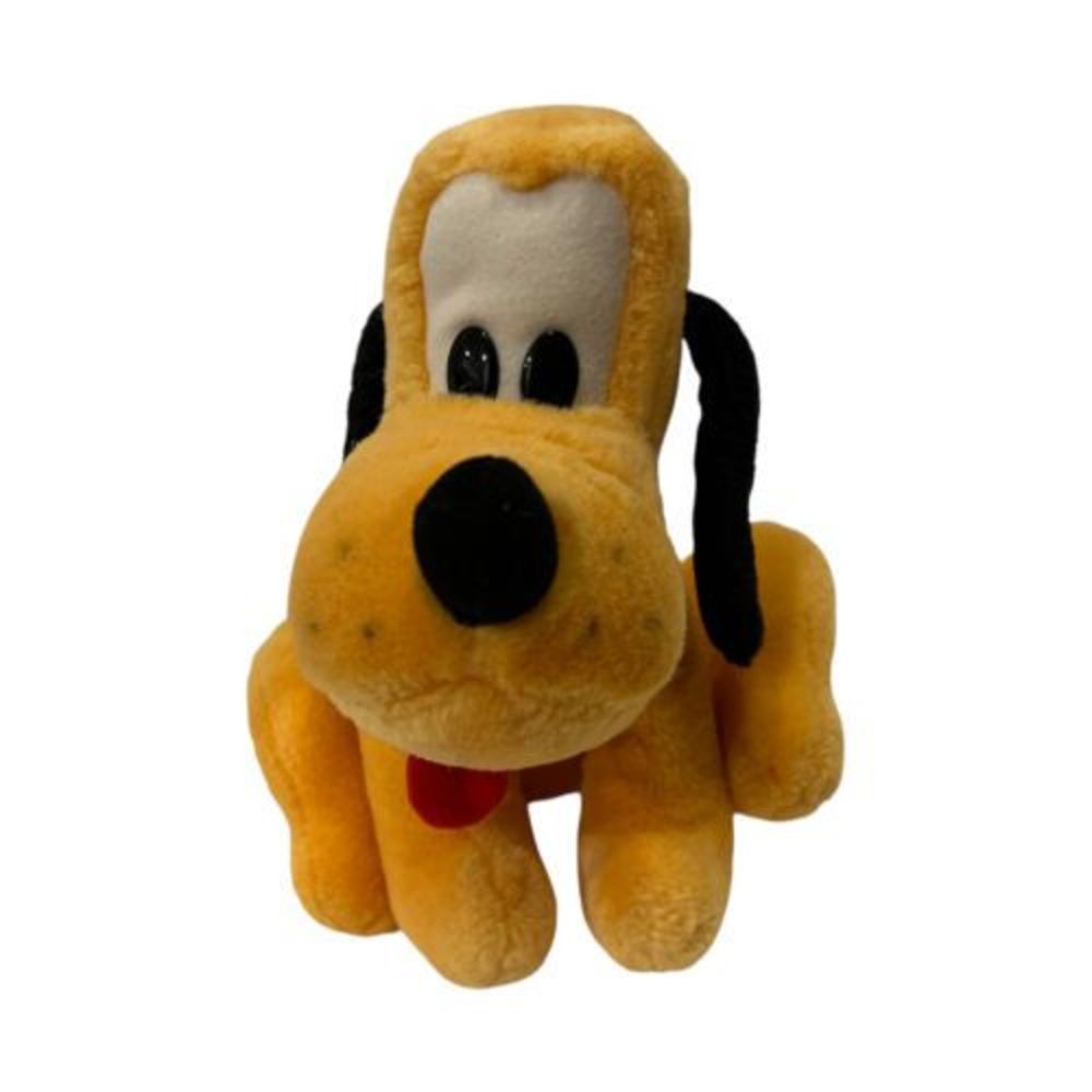VINTAGE PLUTO DISNEY‎ PARKS PLUSH SITTING 10" WALT DISNEY WORLD DISNEYLAND